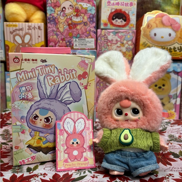 Cute BB3 Mini Tiny Rabbit Series “Peachy Orange” 🍊 - Picture 2 of 15
